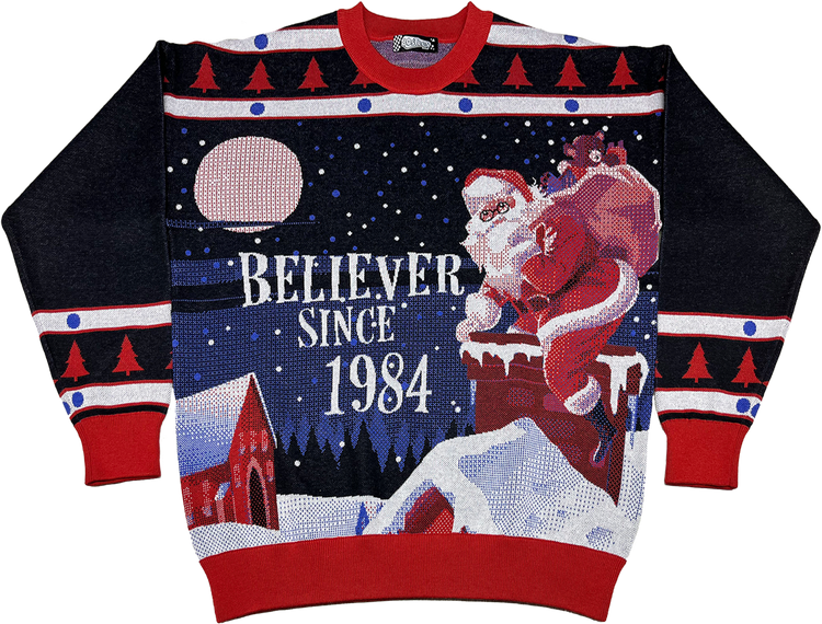 Believer Since 1984 Knitted Christmas Sweatermain product image