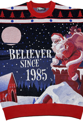 Believer Since 1985 Knitted Christmas Sweater