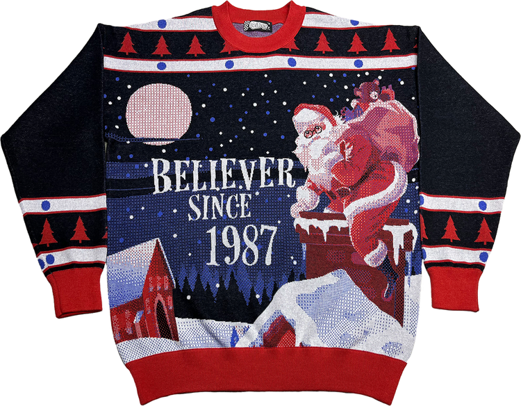 Believer Since 1987 Knitted Christmas Sweatermain product image