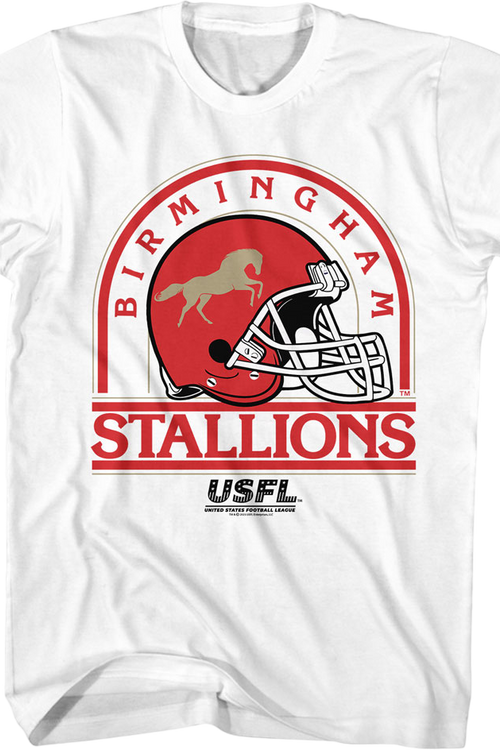 Birmingham Stallions Helmet USFL T-Shirtmain product image