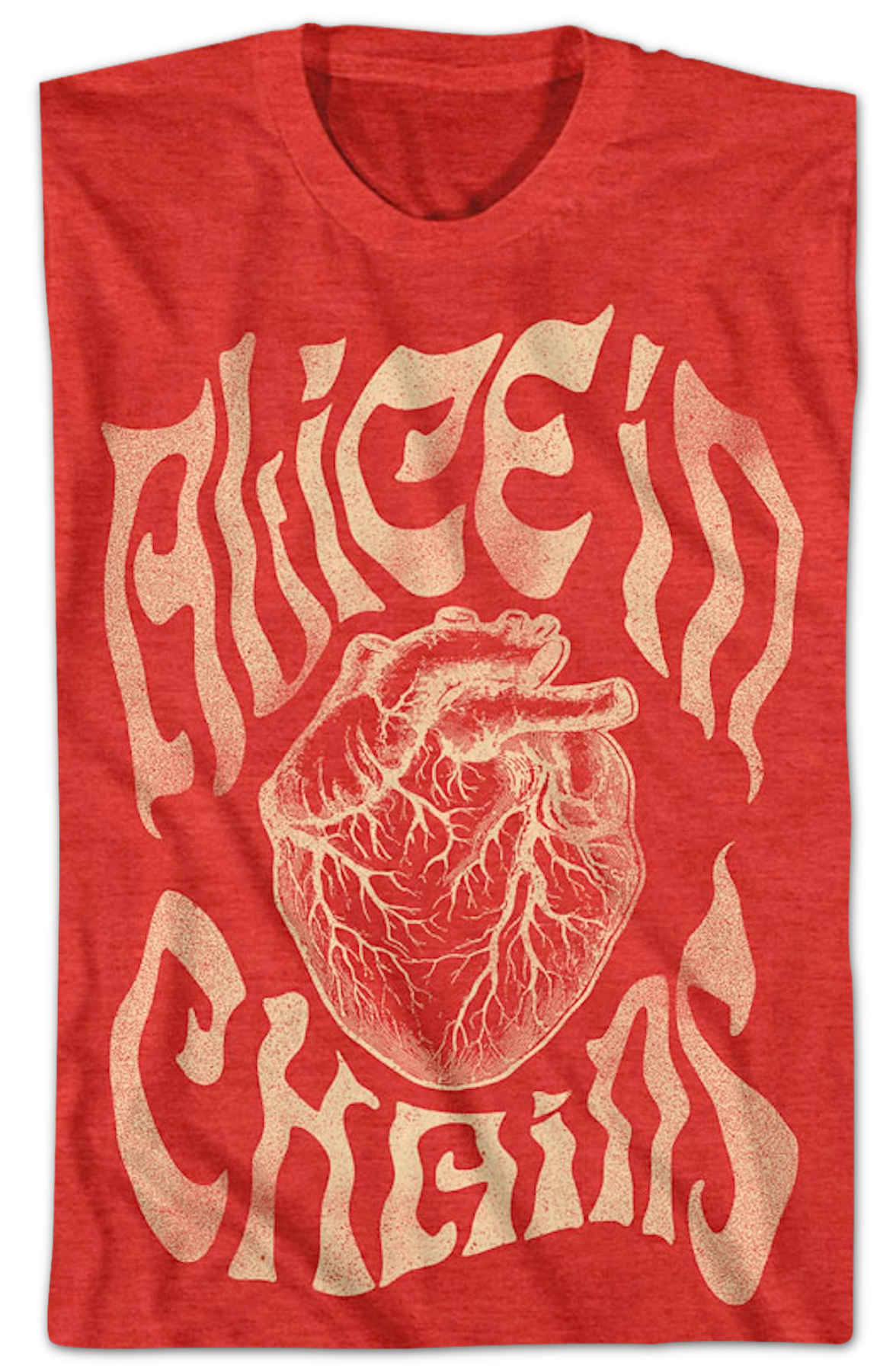 Alice in Chains Heart Official Heather T-Shirt