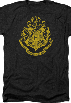 Black Heather Hogwarts Crest Harry Potter T-Shirt