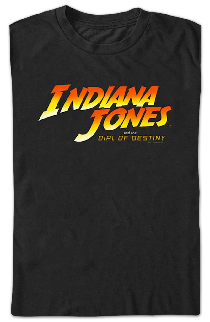 Black Indiana Jones and the Dial of Destiny T-Shirt