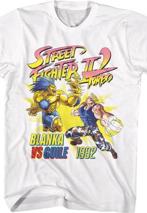 Blanka vs Guile Street Fighter II Turbo T-Shirt