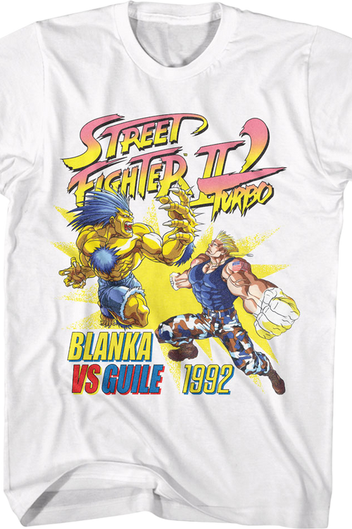 Blanka vs Guile Street Fighter II Turbo T-Shirtmain product image