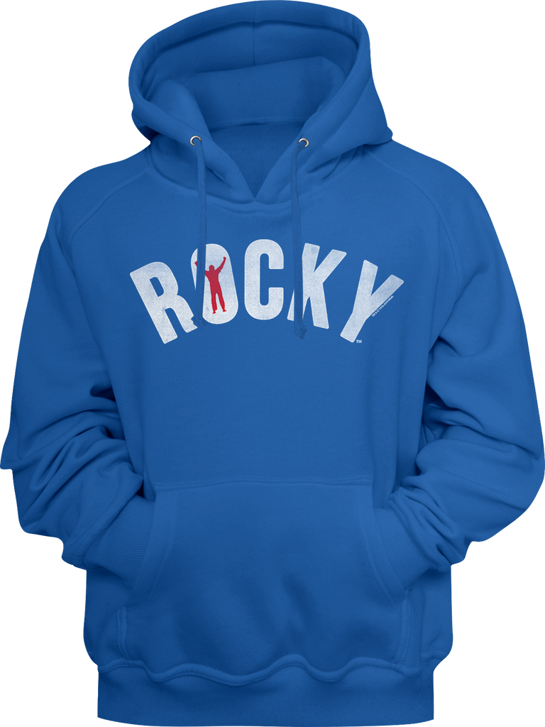 Blue Logo Rocky Hoodie