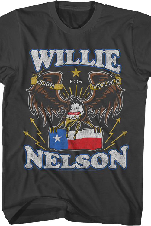 Born For Trouble Willie Nelson T-Shirtmain product image