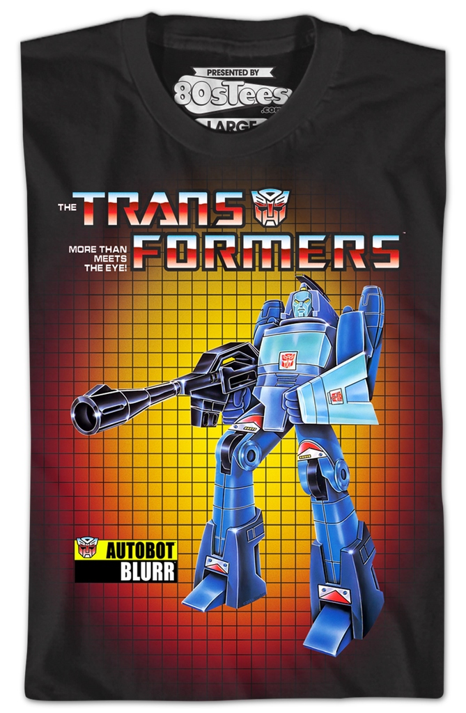 Box Art Blurr Transformers T Shirt Transformers Mens T Shirt 4906