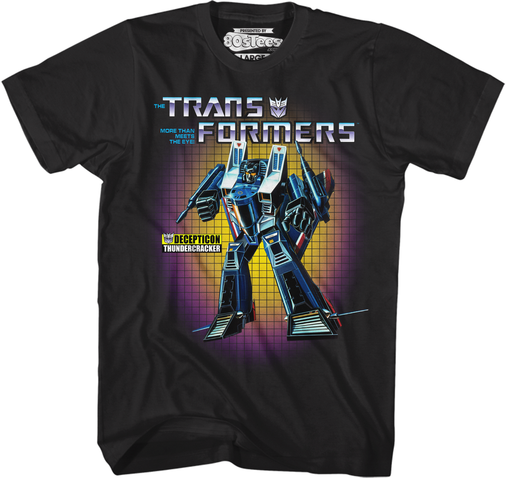 Box Art Thundercracker Transformers T-Shirt