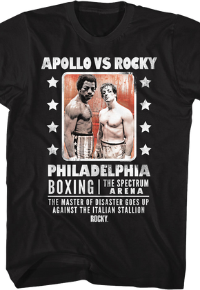 Boxing Poster Apollo vs Rocky T-Shirt