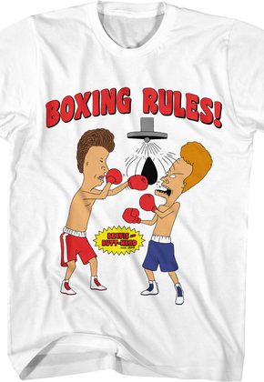 Boxing Rules Beavis And Butt-Head T-Shirt