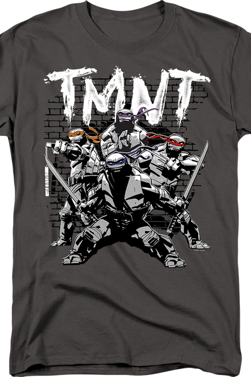 Brick Wall Pose Teenage Mutant Ninja Turtles T-Shirtmain product image