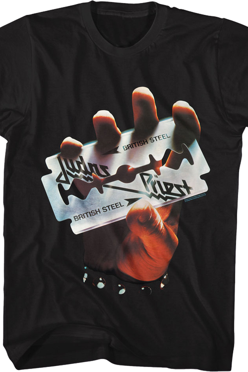 British Steel Album Cover Judas Priest T-Shirtmain product image