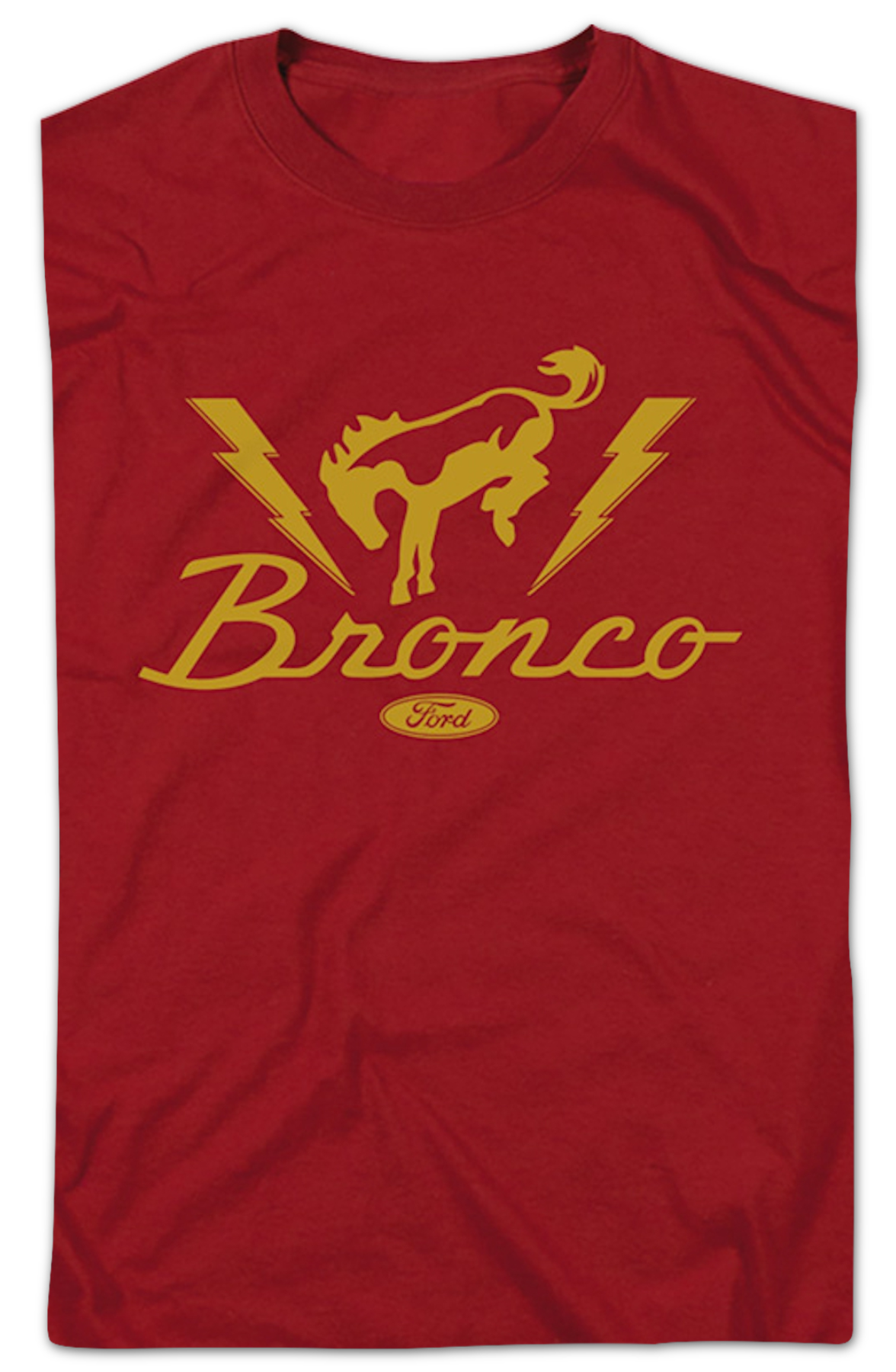 Tee Luv Men's Retro 1970s Ford Bronco Mountain Graphic T-Shirt