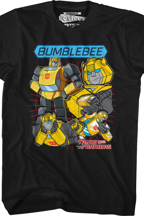 Bumblebee Collage Transformers T-Shirtmain product image