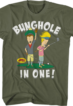 Bunghole In One Beavis And Butt-Head T-Shirt