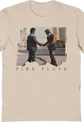 Burned Wish You Were Here Cover Artwork Pink Floyd T-Shirt