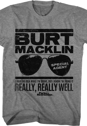 Burt Macklin Parks And Recreation T-Shirt