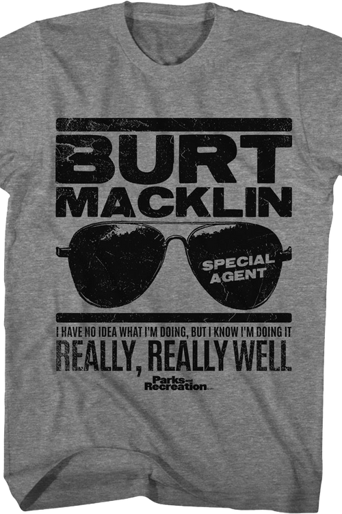 Burt Macklin Parks And Recreation T-Shirtmain product image