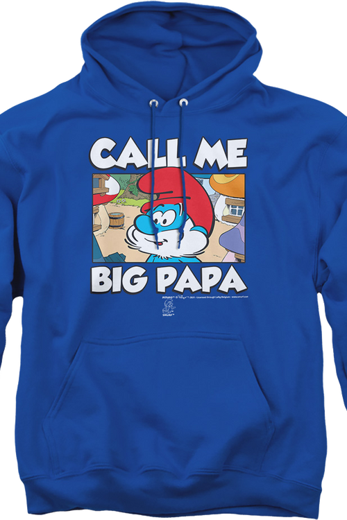 Call Me Big Papa Smurfs Hoodiemain product image