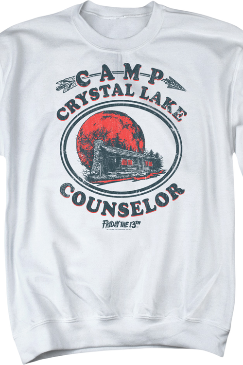 Camp Crystal Lake Counselor Friday the 13th Sweatshirtmain product image