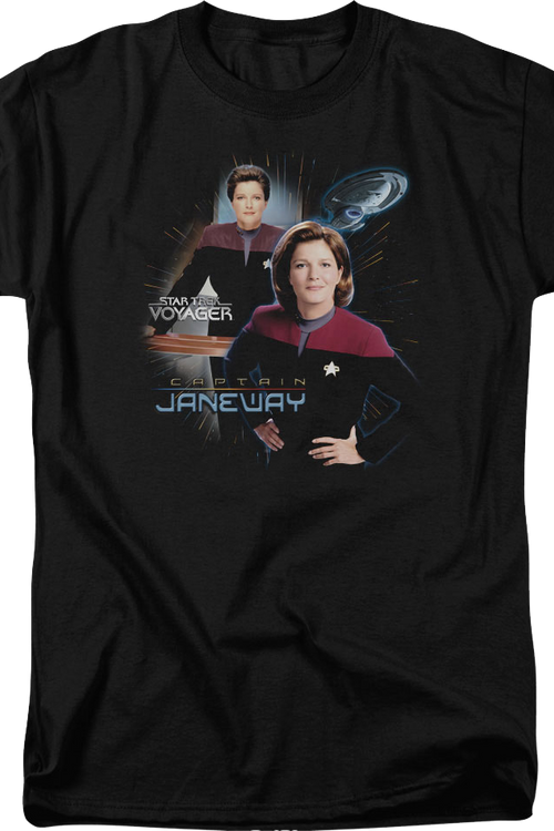 Captain Janeway Star Trek Voyager T-Shirtmain product image