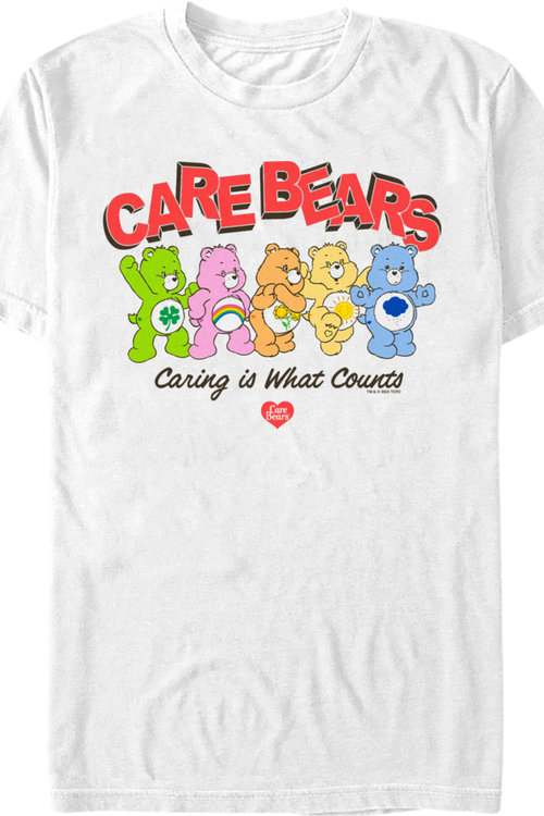 Caring Is What Counts Care Bears T-Shirtmain product image