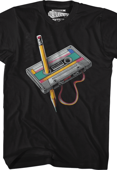 Cassette Tape Rewind T-Shirt