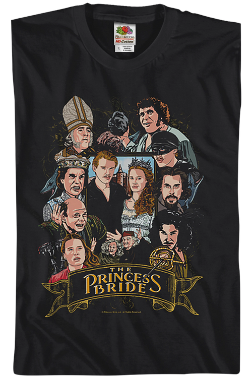 Cast Princess Bride T-Shirt: Princess Bride Mens T-Shirt