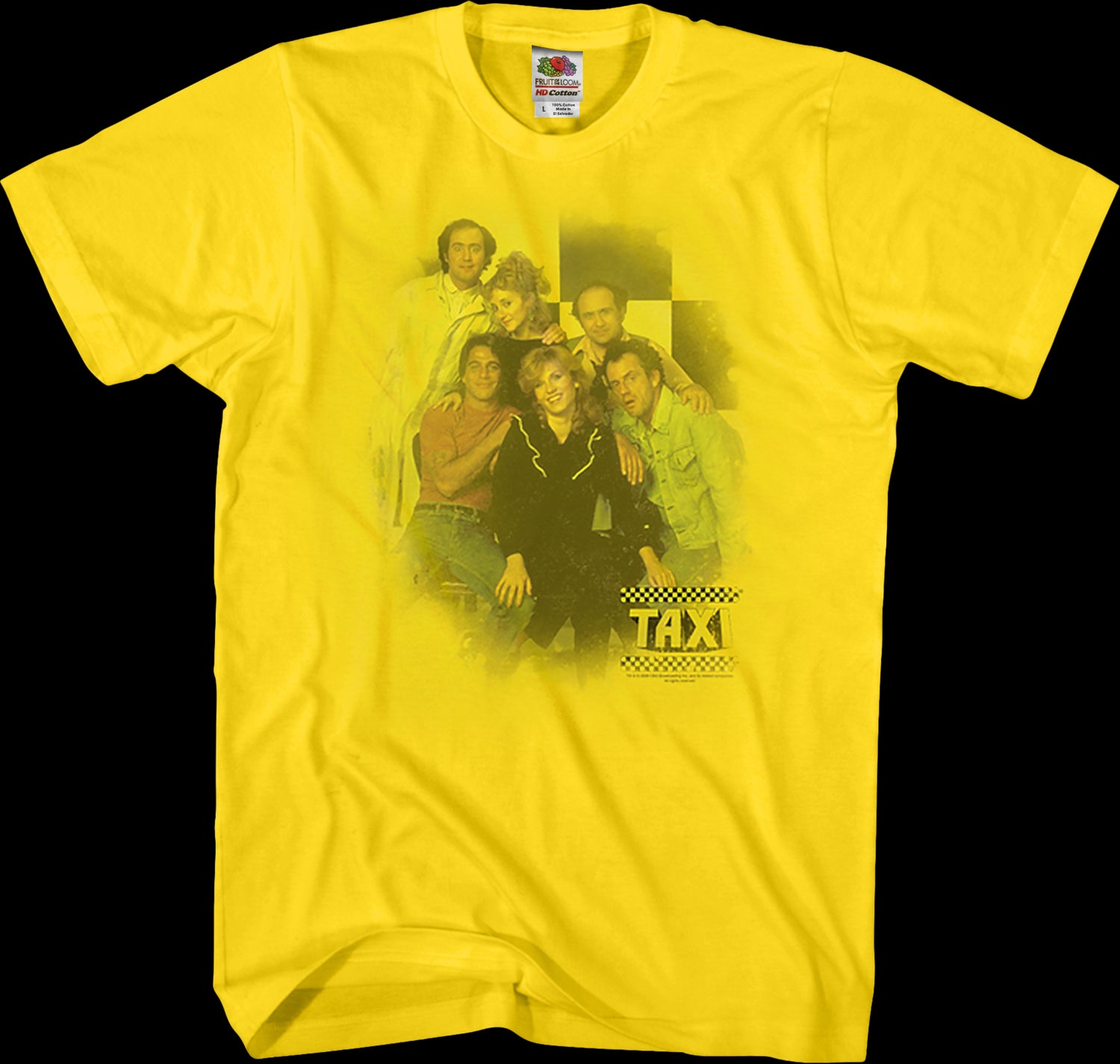 Cast TAXI T-Shirt: Tony Danza, Christopher Lloyd, Danny Devito