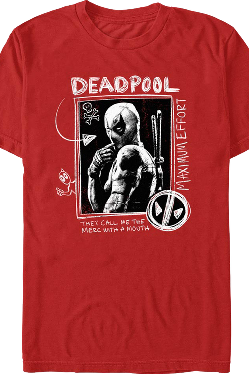 Chalkboard Deadpool T-Shirtmain product image