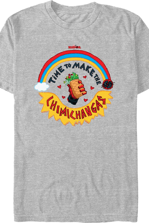 Chimichangas Rainbow Deadpool Marvel Comics T-Shirtmain product image