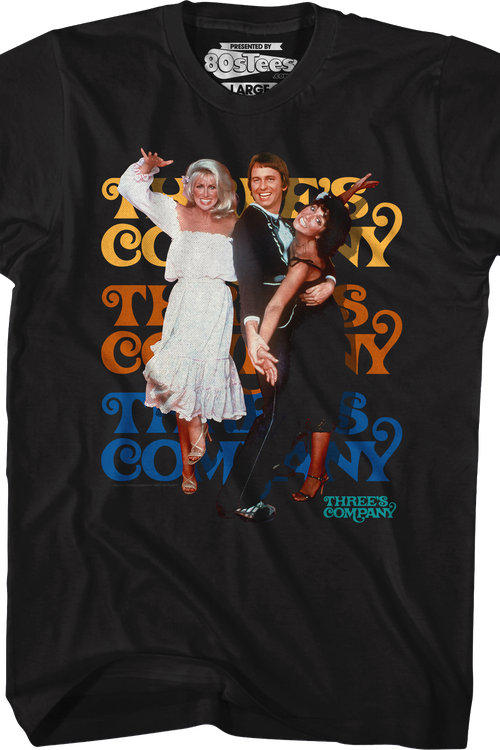 Chrissy Snow, Jack Tripper And Janet Wood Three's Company T-Shirtmain product image