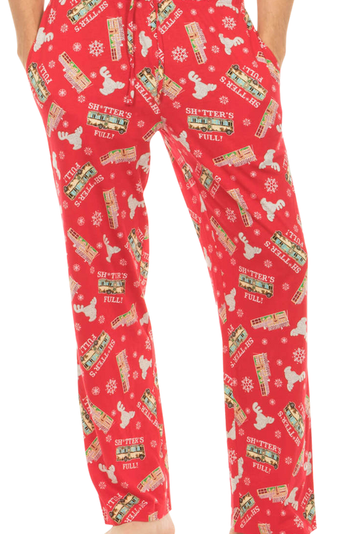 Women's Ugly Christmas Pajama Pants Long Lounge Bottoms S-3XL 