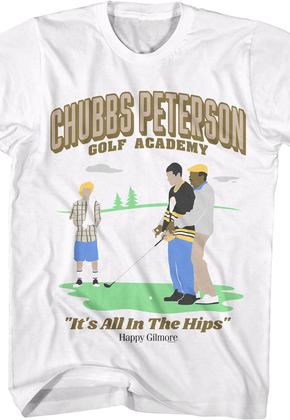 Chubbs Peterson Golf Academy Happy Gilmore T-Shirt