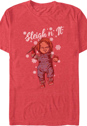 Chucky Sleigh'n It Child's Play T-Shirt