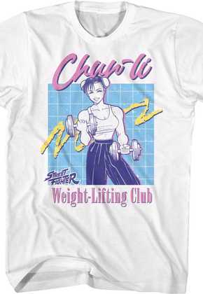 Chun-Li Weight-Lifting Club Street Fighter T-Shirt