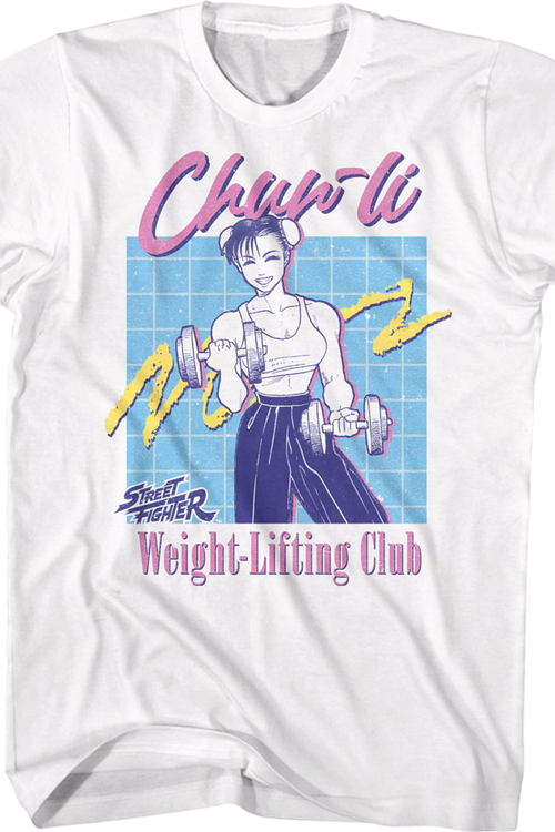 Chun-Li Weight-Lifting Club Street Fighter T-Shirtmain product image