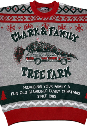 Clark & Family Tree Farm Christmas Vacation Knitted Sweater