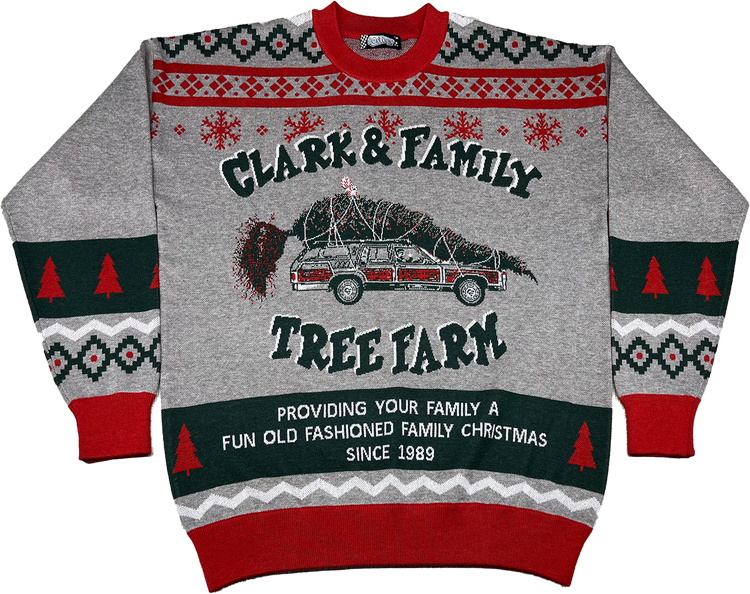 Clark & Family Tree Farm Christmas Vacation Knitted Sweatermain product image