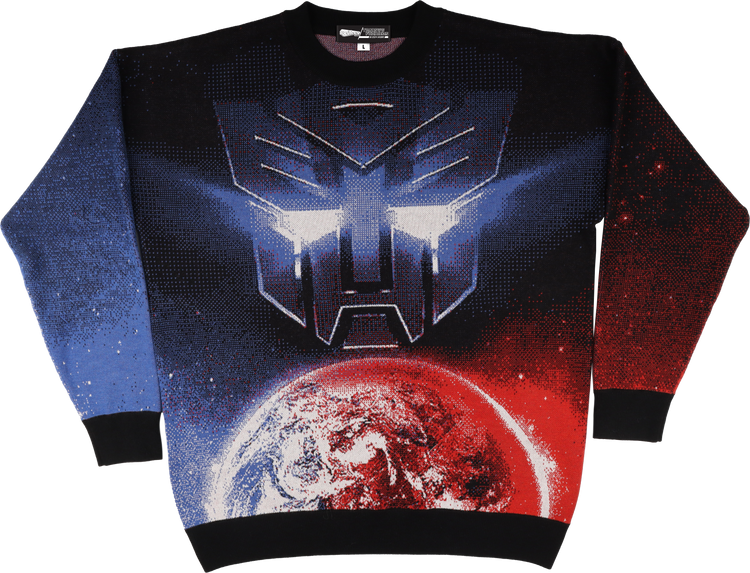 Classic Autobots Logo Transformers Knitted Sweatermain product image