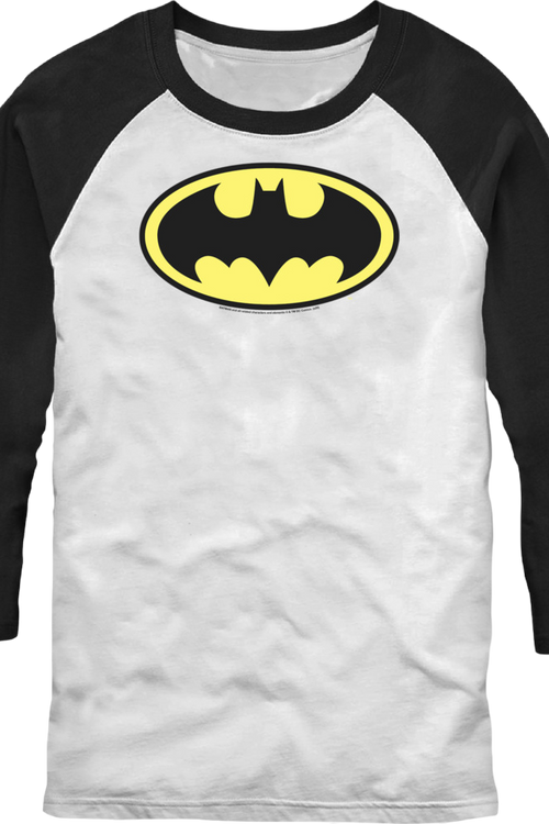 Classic Batman Logo DC Comics Raglan Baseball Shirtmain product image