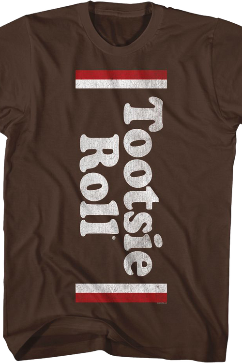 Classic Candy Wrapper Tootsie Roll T-Shirtmain product image