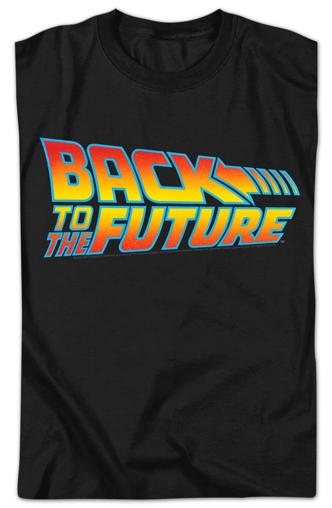 Classic Logo Back To The Future T Shirt 2967