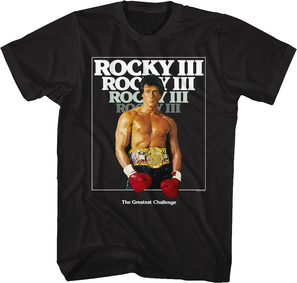 Classic Poster Rocky III T-Shirt