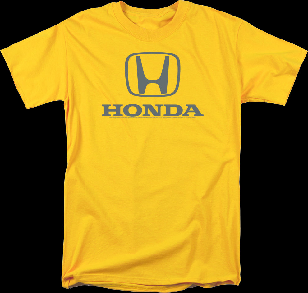 Classic Yellow Logo Honda TShirt