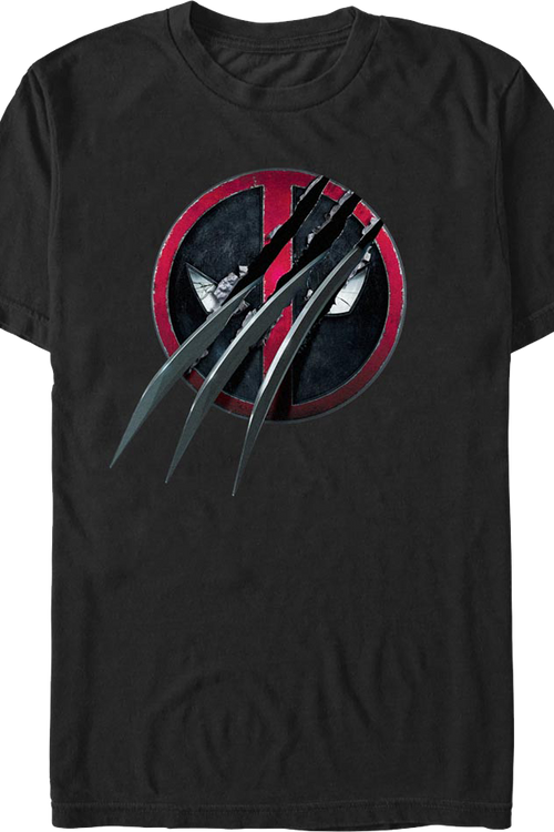 Clawed Logo Deadpool & Wolverine Marvel Comics T-Shirtmain product image