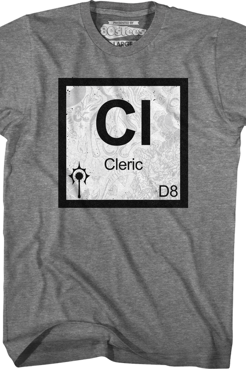 Cleric Element Symbol Dungeons & Dragons T-Shirtmain product image