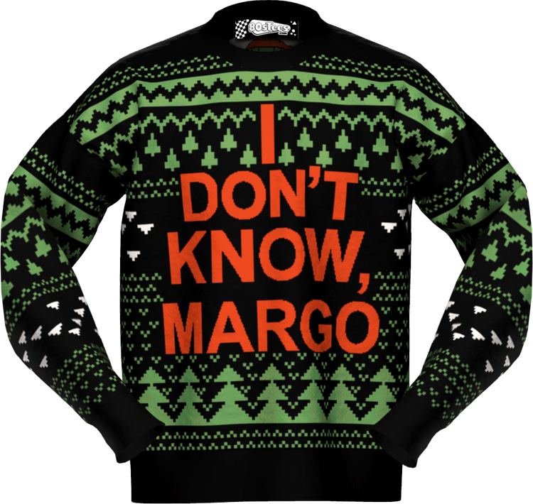 I Don't Know Margo Christmas Vacation Knitted Sweatermain product image