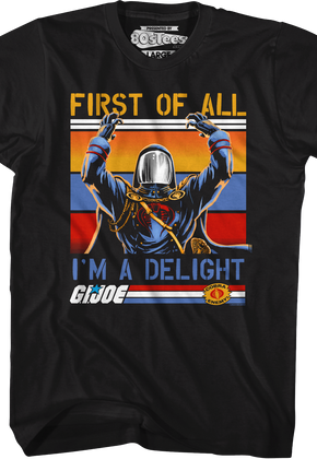 Cobra Commander I'm A Delight GI Joe T-Shirt